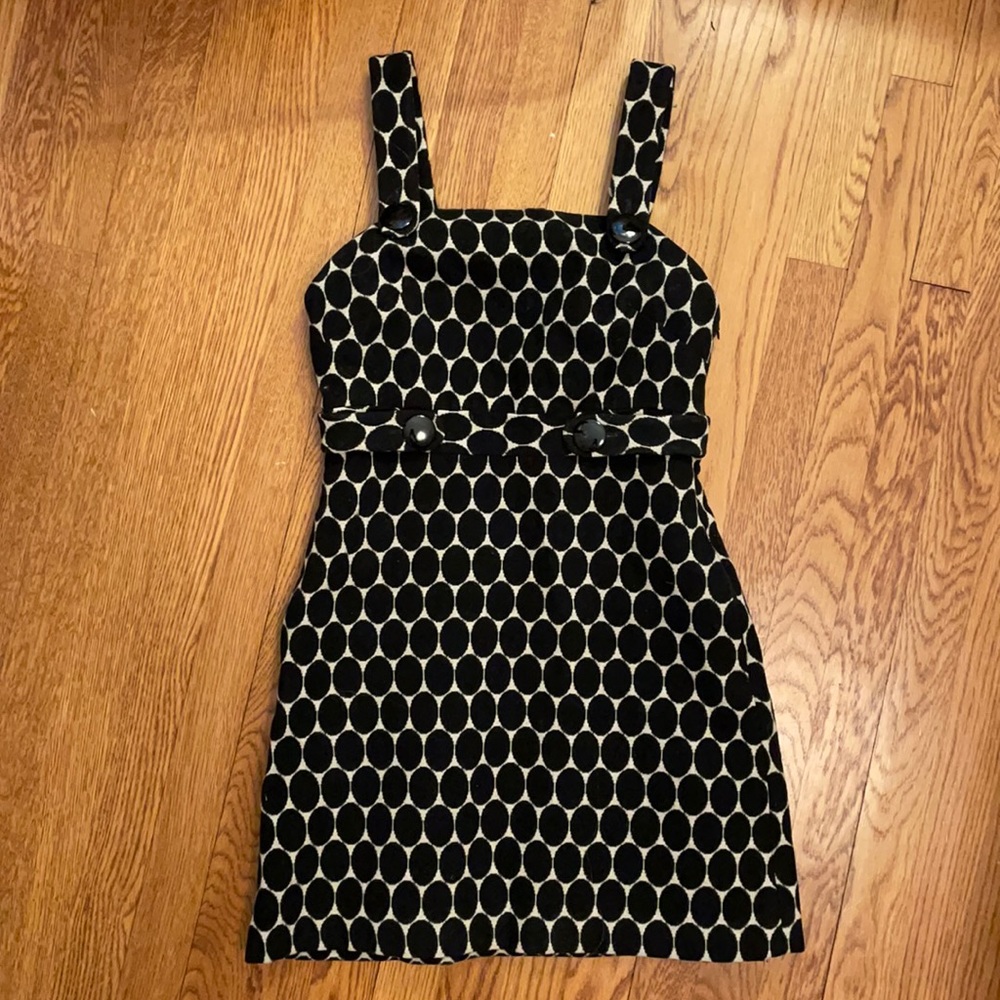 Miley wool pinafore jumper dress